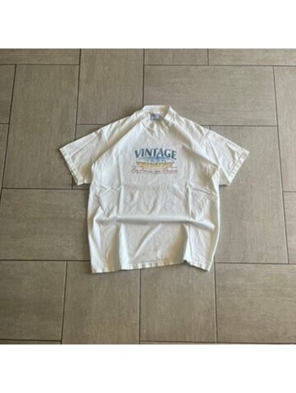 All Sport Vintage White Graphic T-Shirt XL Made in USA